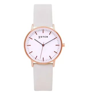 ROSE GOLD & LIGHT GREY WATCH | MOMENT