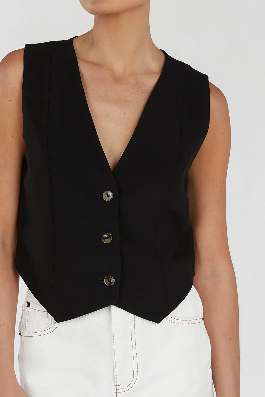 ROWAN BLACK VEST