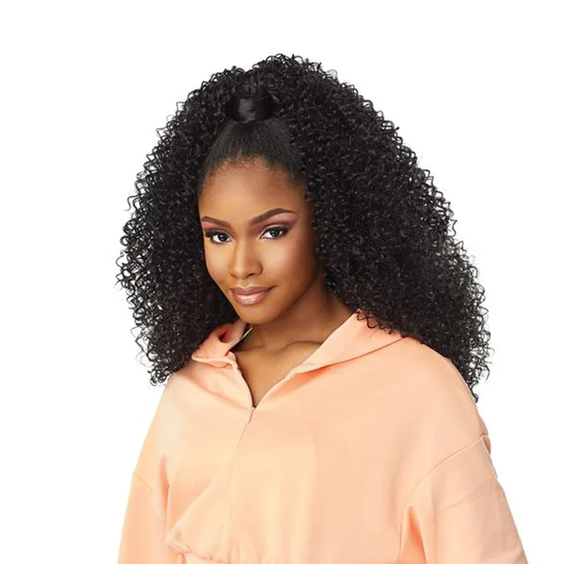 SENSATIONNEL Instant Up & Down Pony Wrap Synthetic Hair Half Wig UD 3