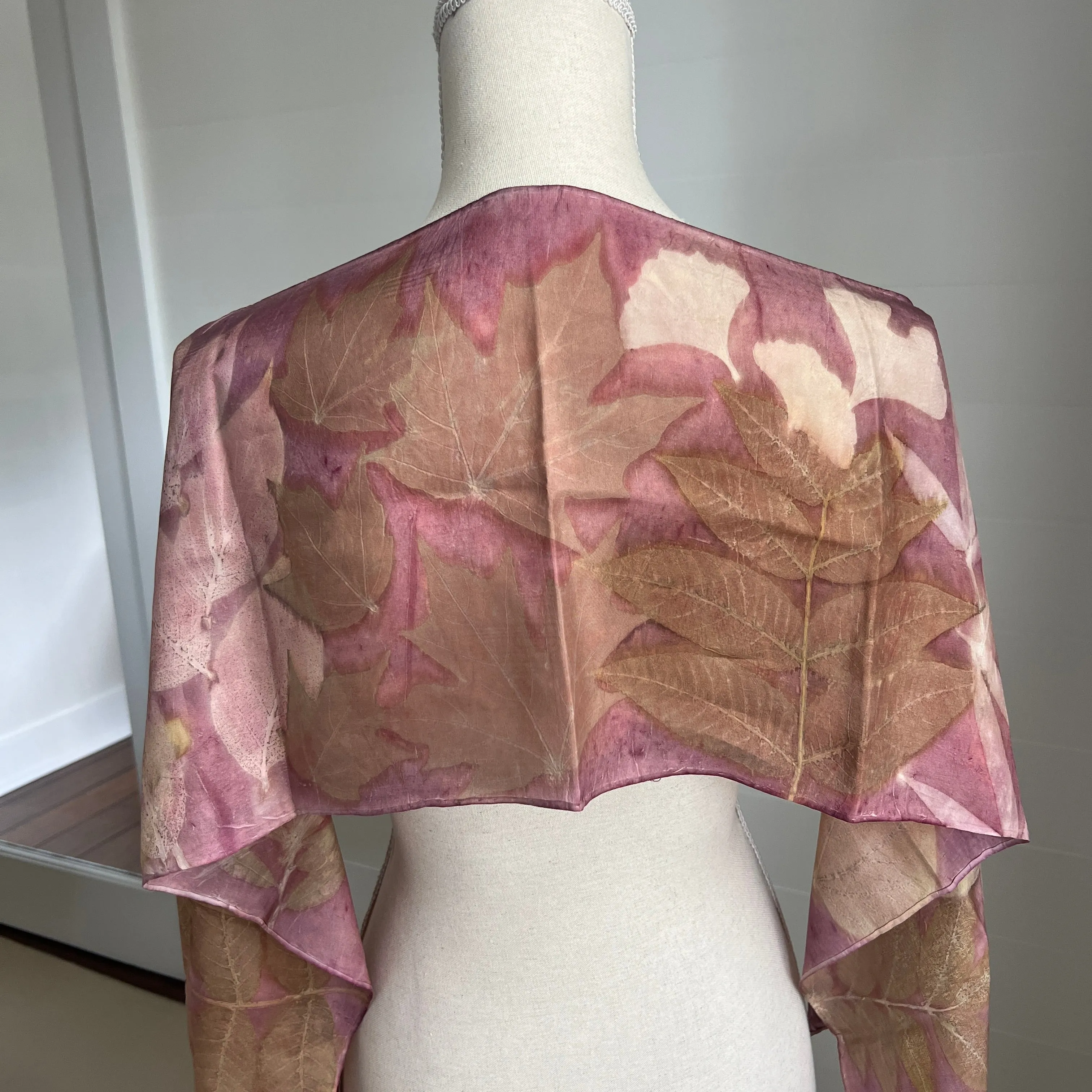 Silk Scarf | "Amanda" Cochineal - Sappanwood