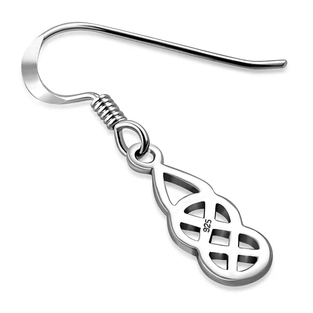 Small Celtic Knot Silver Earrings