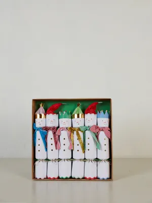 Snowmen Christmas Crackers - Box of 6