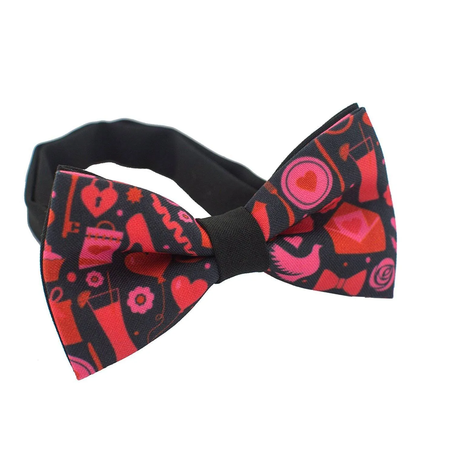 St. Valentines Day Red Bow Tie