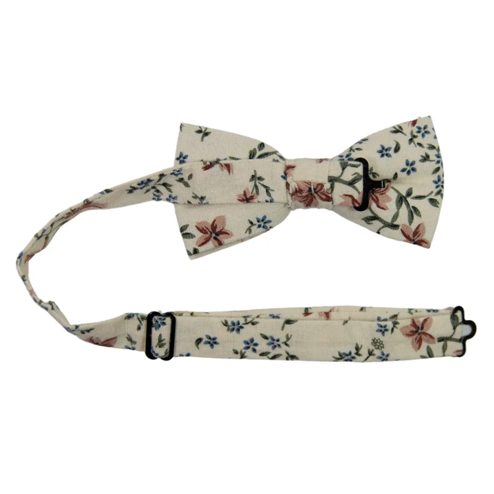 Sugar Blossom Bow Tie (Pre-Tied)