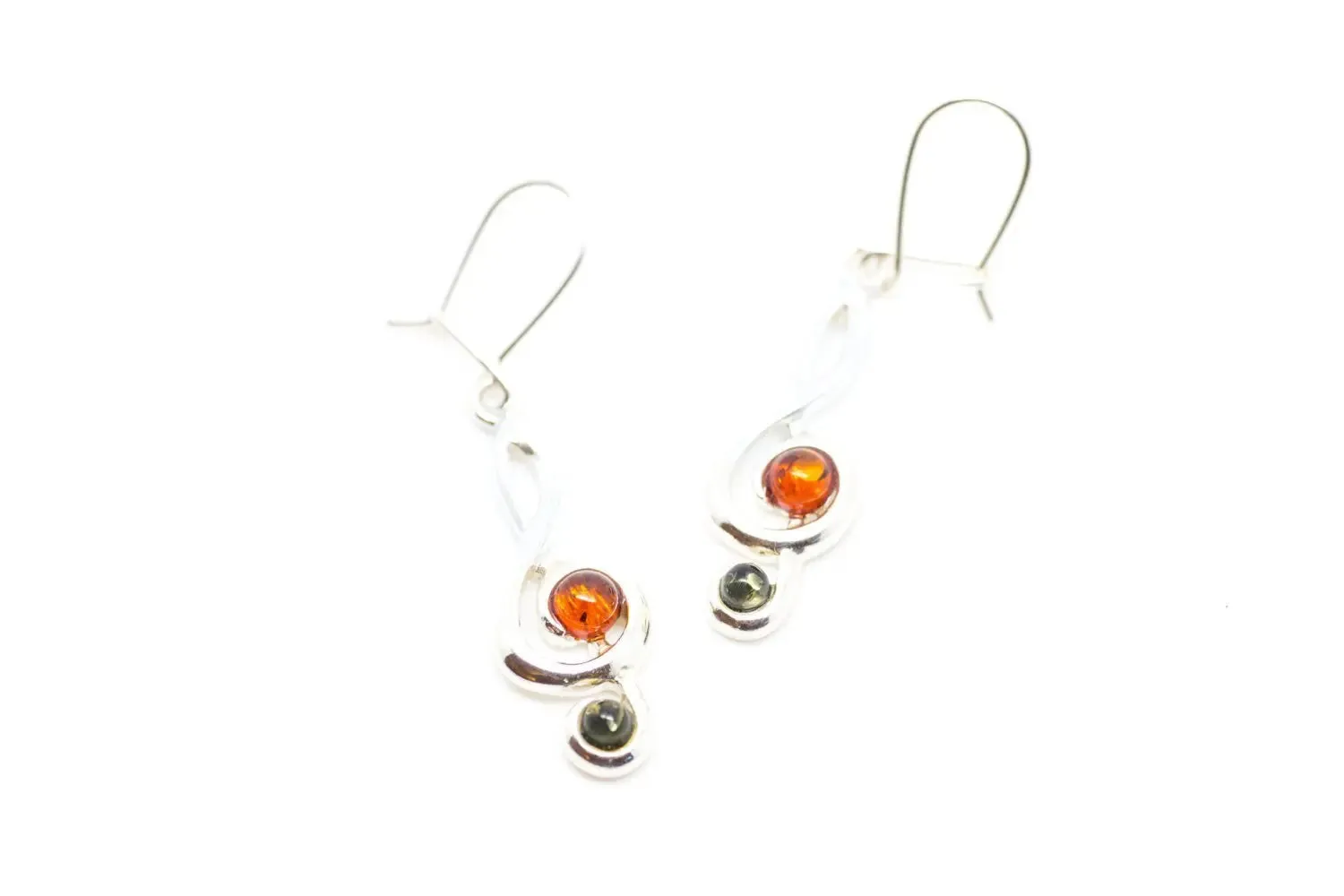 Treble Clef Gemstone Earrings