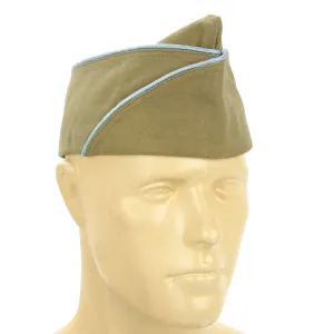 U.S. WWII Garrison Cap PX with Infantry/Paratrooper Blue Piping