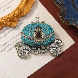 Vintage Fairytale Carriage Brooch-Pin