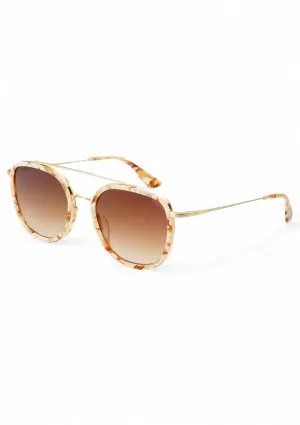 Weston Sunglasses - Pink Pearl   Brown