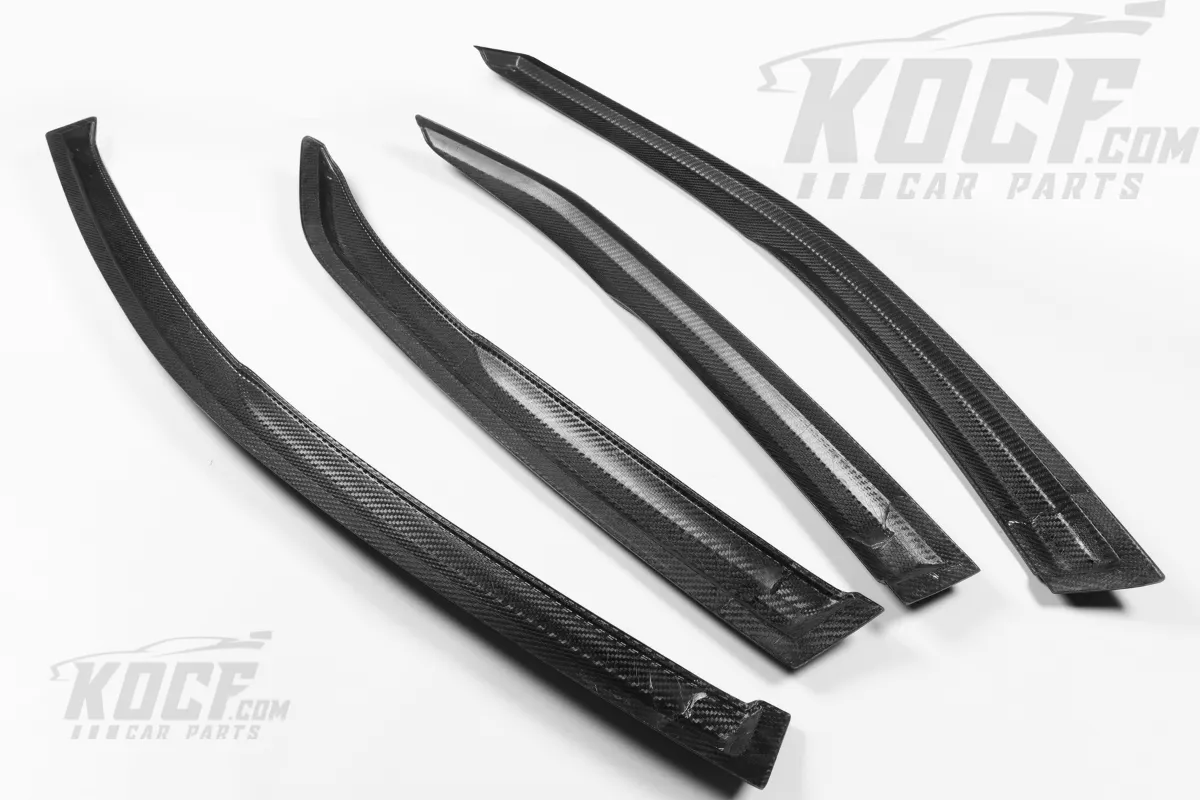 Window Visors Rain Guards Real Carbon Fiber Compatible for 2018-2024 Toyota Camry - VIP Price