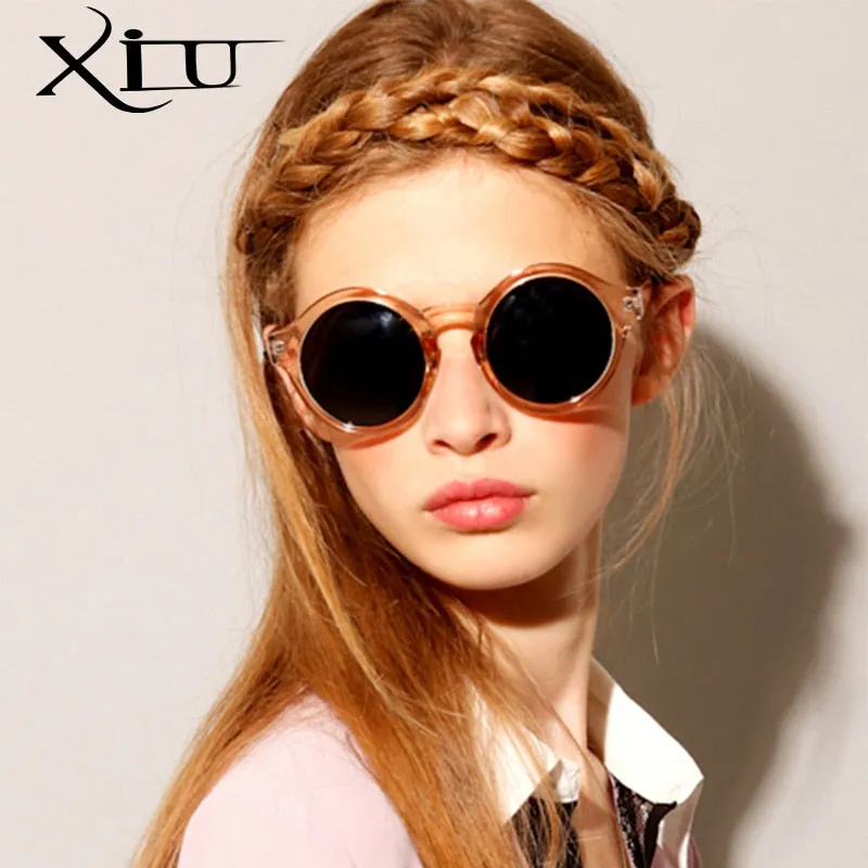 Xiu Brand Women's Round Circle Sunglasses Oem