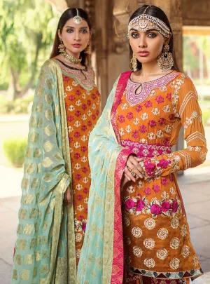 Zainab Chottani Jamdani Wedding Festive Collection 2019 – JWF05 - Dhanak